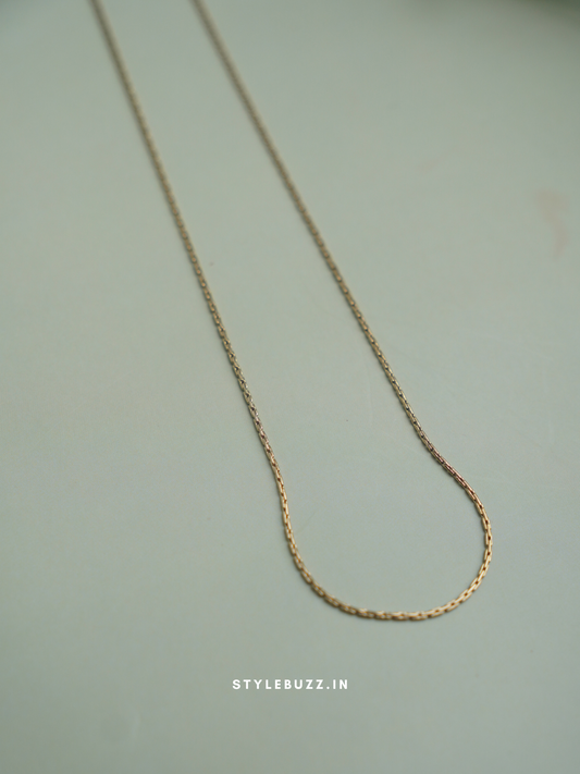 Anti tarnish waterproof simple chain