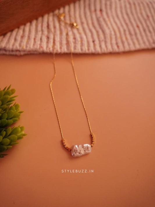 Anti Tarnish MOP Designed Necklace For Woman