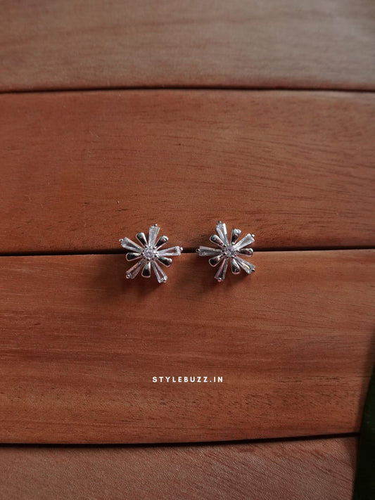 Anti Tarnish Silver Tone Nice Earrings For Woman