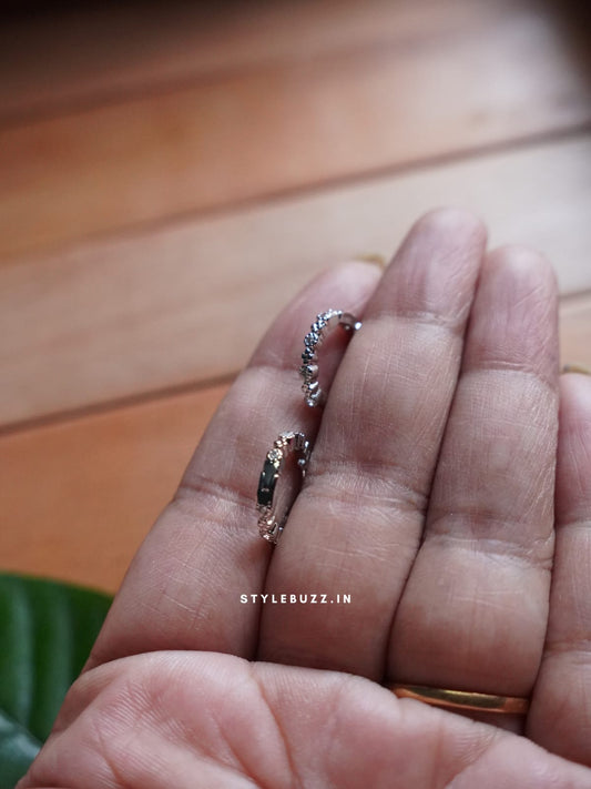 Anti Tarnish Silver Tone Lite Weight Earrings