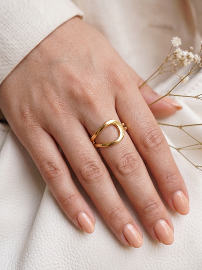 Minimalist Cuff Finger Ring For Woman