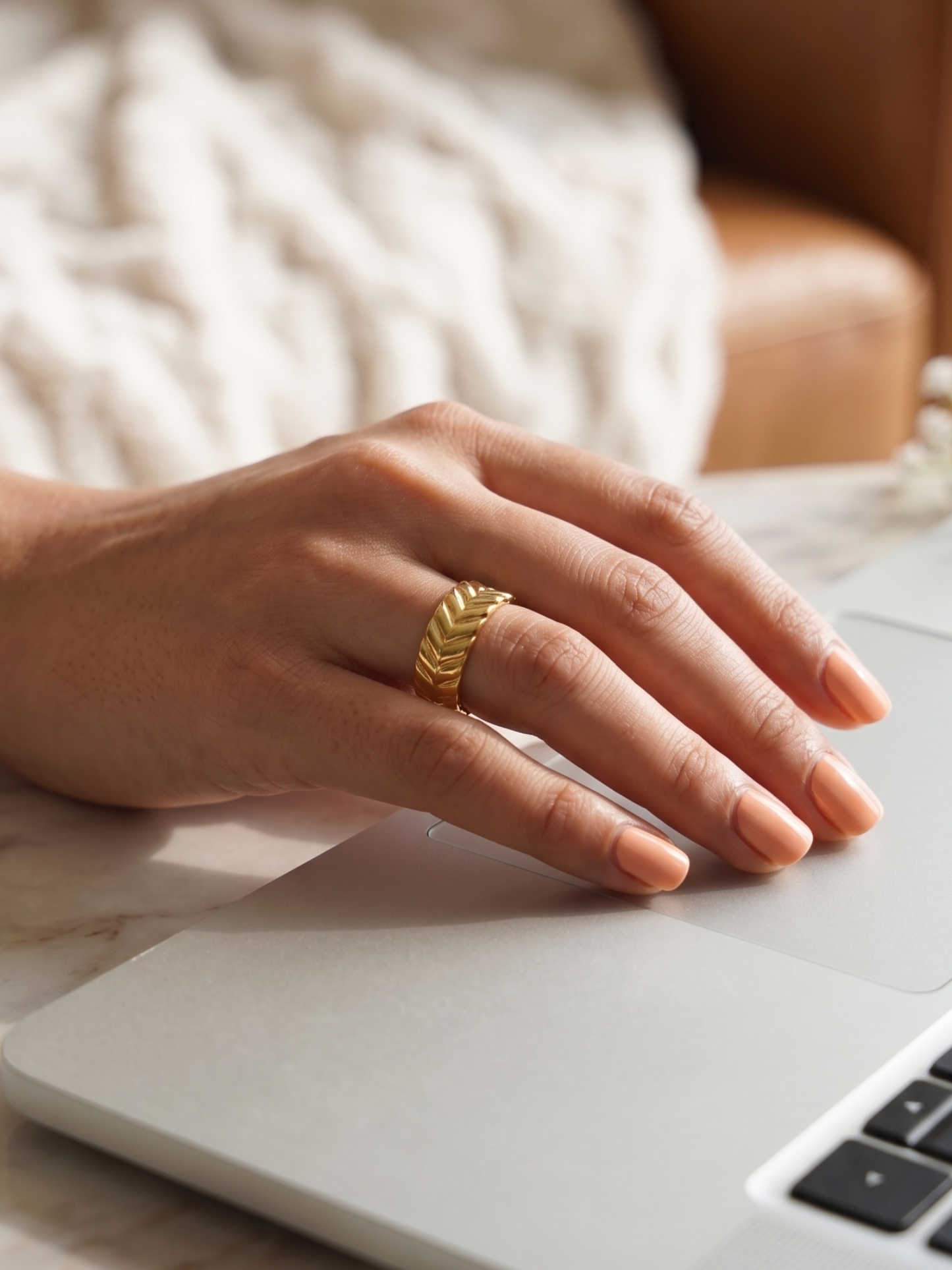 Anti Tarnish Trendy Designed Finger Ring