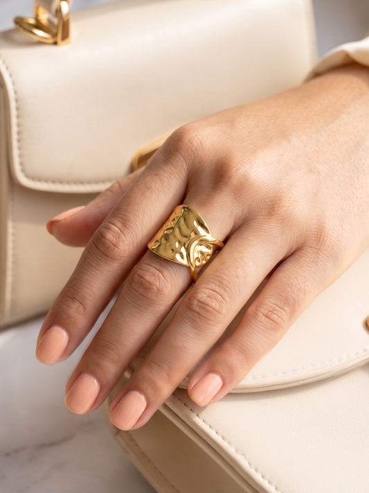 Anti Tarnish Adjustable Trendy Designer Finger Ring