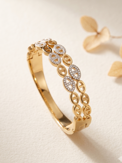 Anti Tarnish stone Designed Bangle