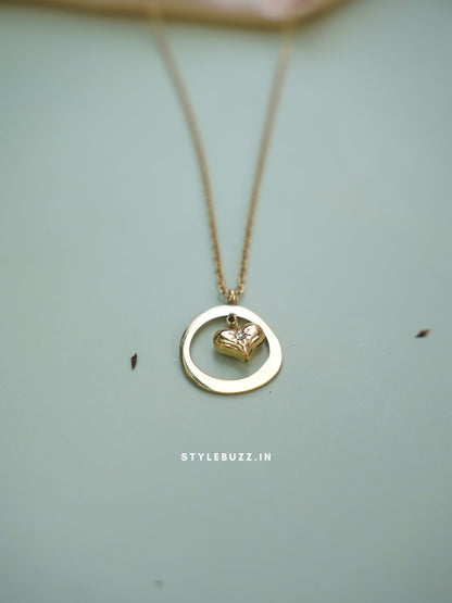 Anti Tarnish Fabulous Harmony Heart Designed Necklace