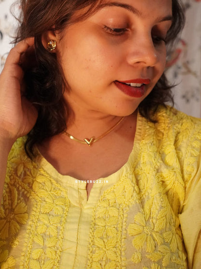 Anti Tarnish Snack Designed Necklace For Woman