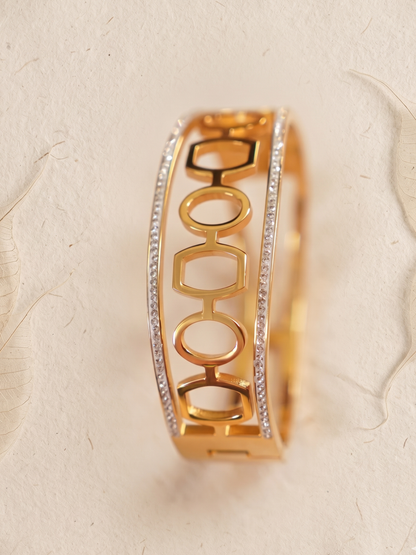 Anti Tarnish Stainless Steel Bangle For Woman