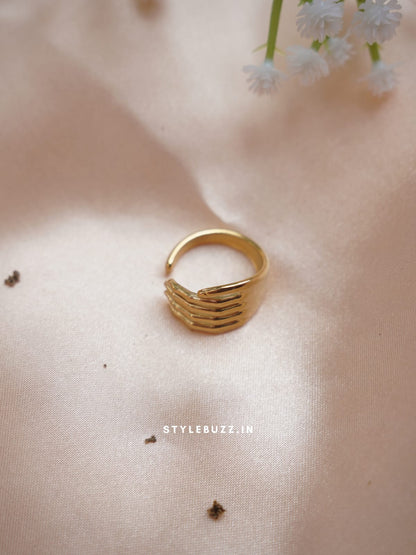 Hand Designed Palm Finger Ring
