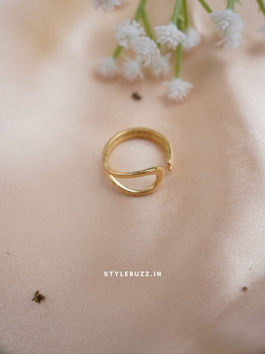 Minimalist Cuff Finger Ring For Woman