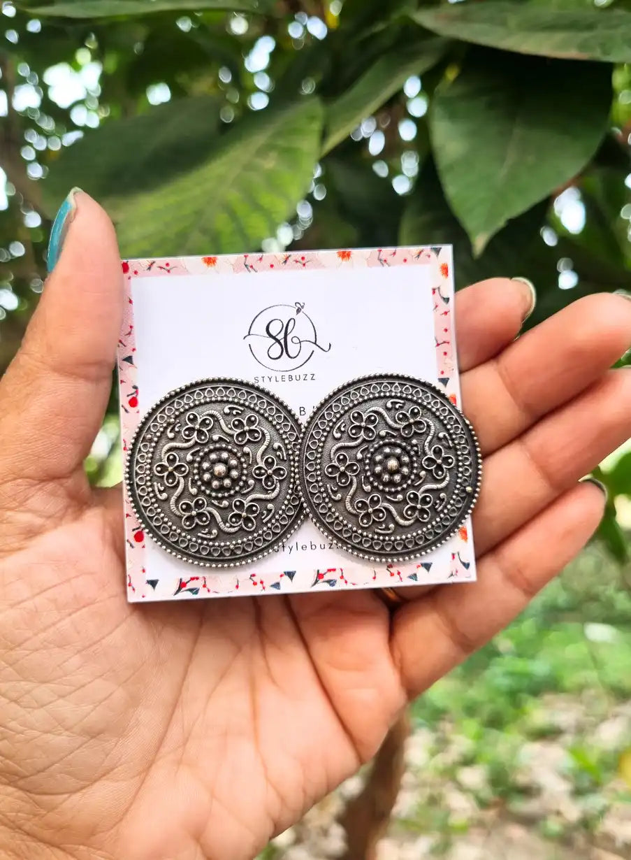 Silver Replica Pasa Earrings