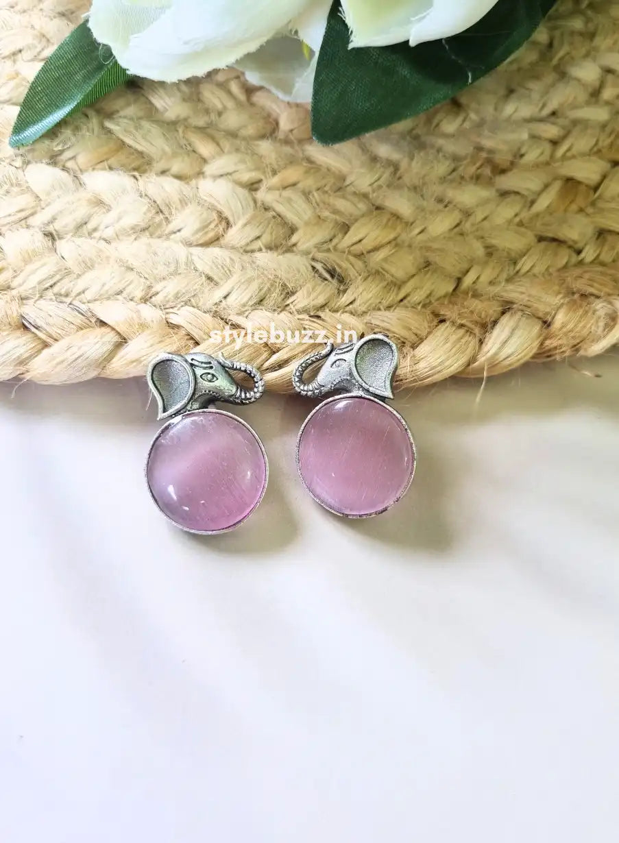 Replica Lavender Monalisha Stone Gaja Stud