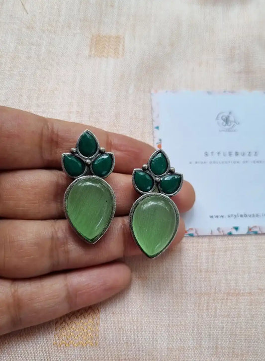 Replica Monalisha Stone Green Stud