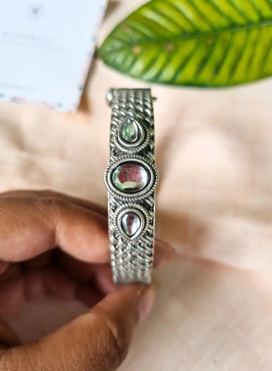 Silver Replica Trendy Kada Bangle