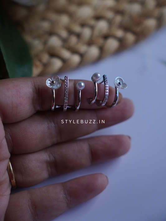 Anti Tarnish Fancy Stud Earrings