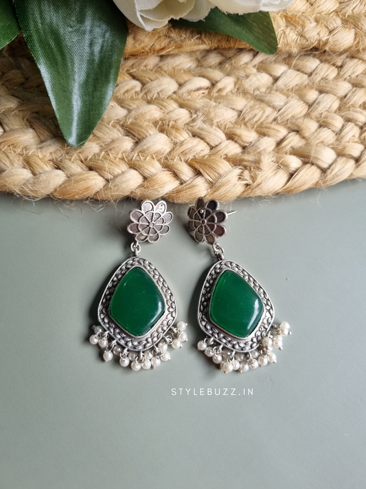 Silver Replica Premium Green Statement Piece