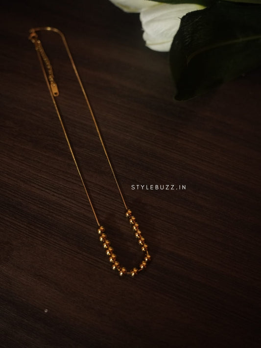 Anti Tarnish Classic Designed Gold Plated Fancy Chain