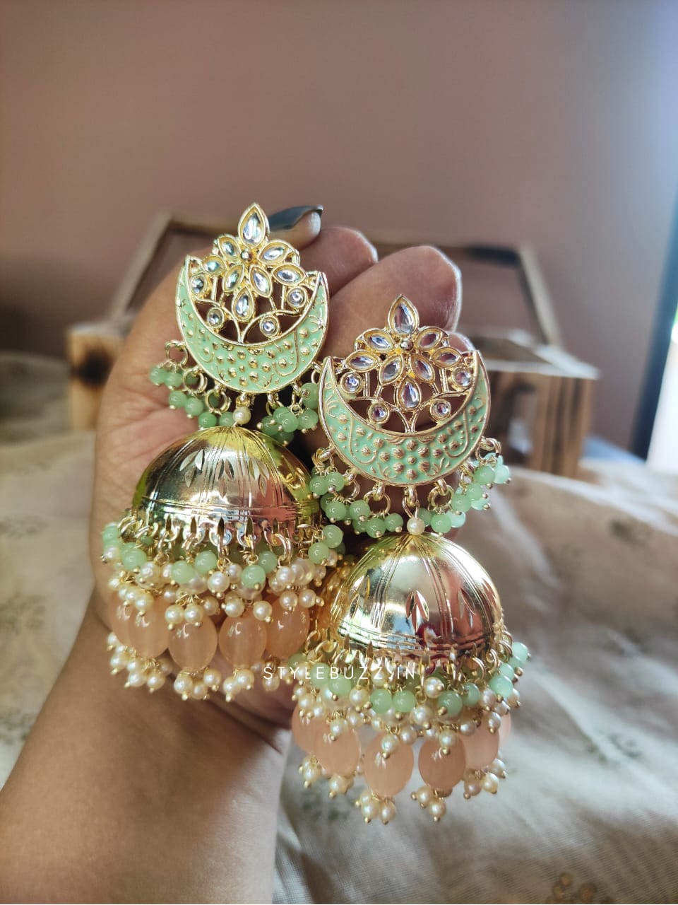 Meenakari Radhika Festive Season Earrings