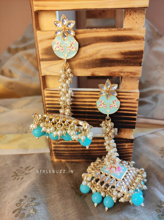 Gorgeous Designed Multi Colored Jhumka