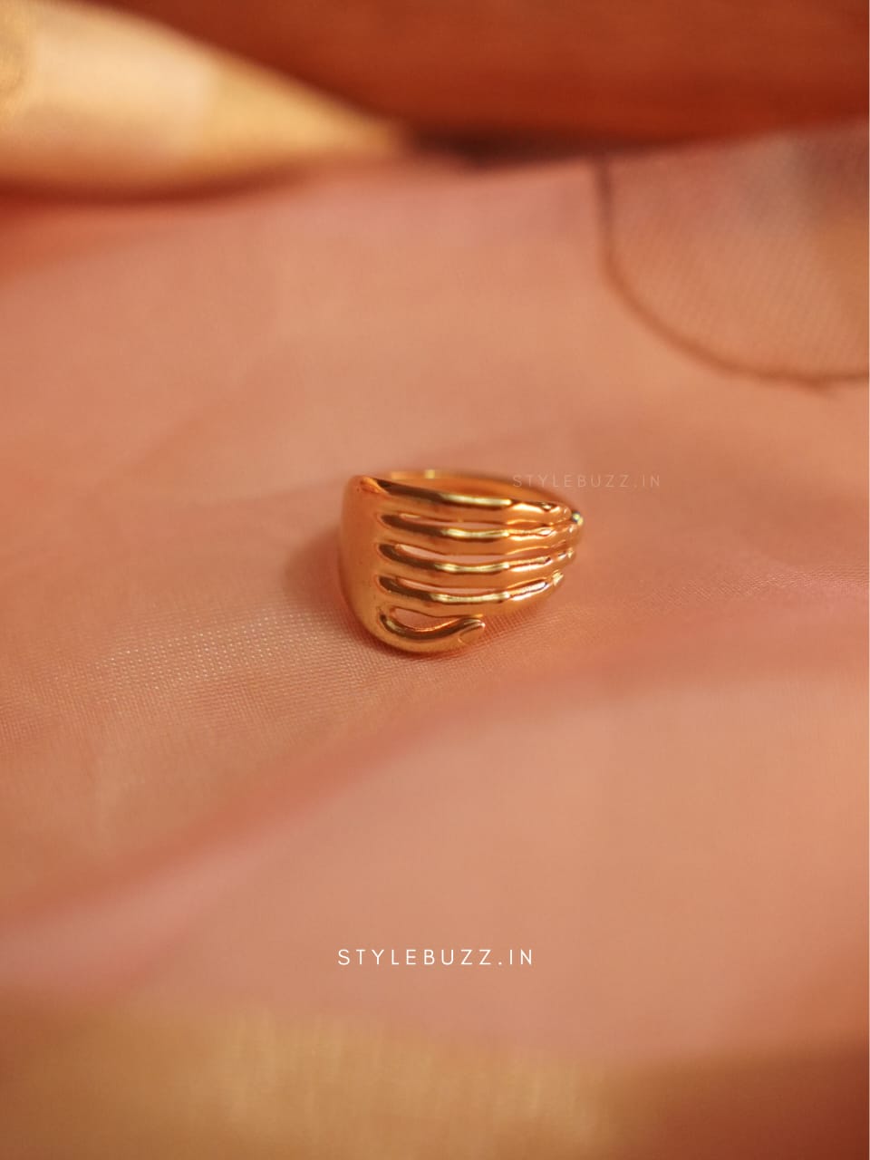 Hand Designed Palm Finger Ring