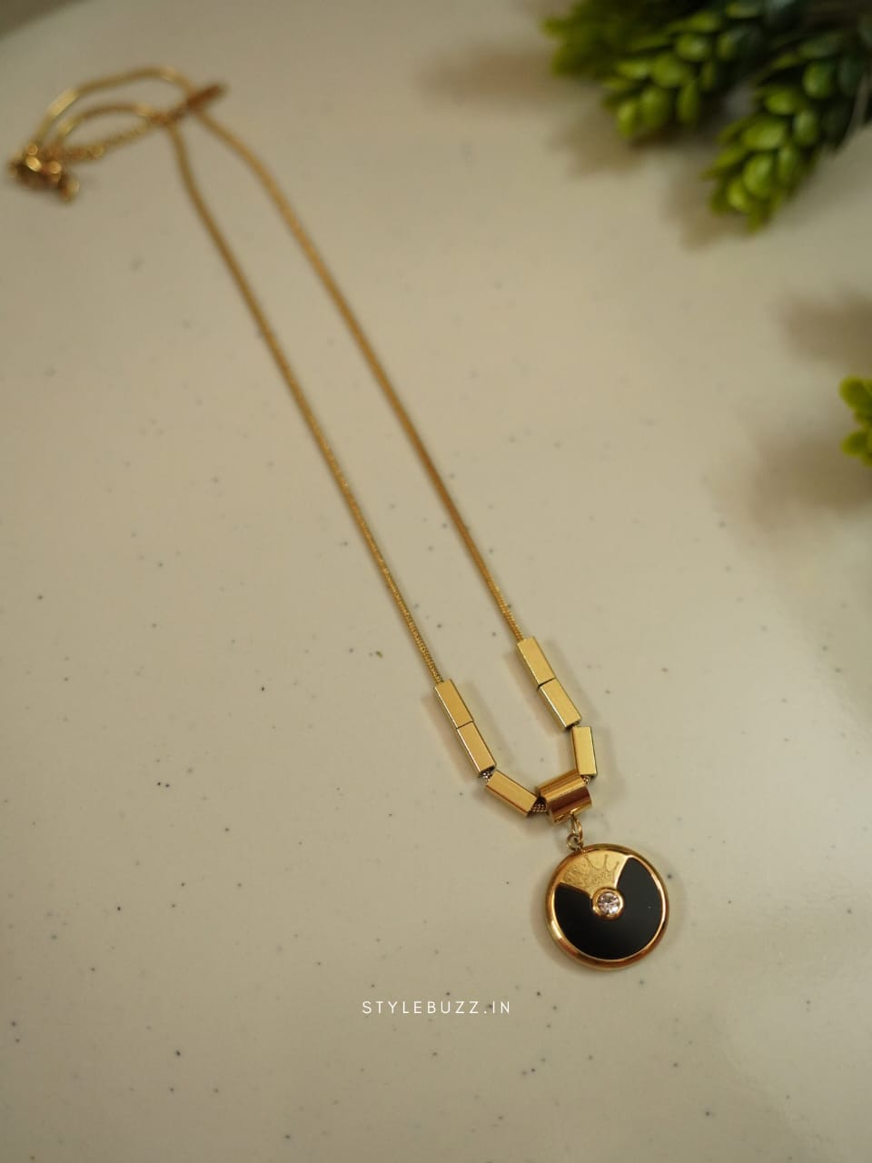 Anti Tarnish Gold Toned Premium Necklace