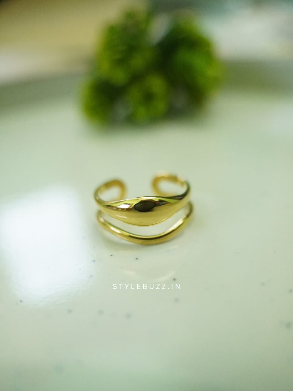 Anti Tarnish Adjustable Fancy Finger Ring