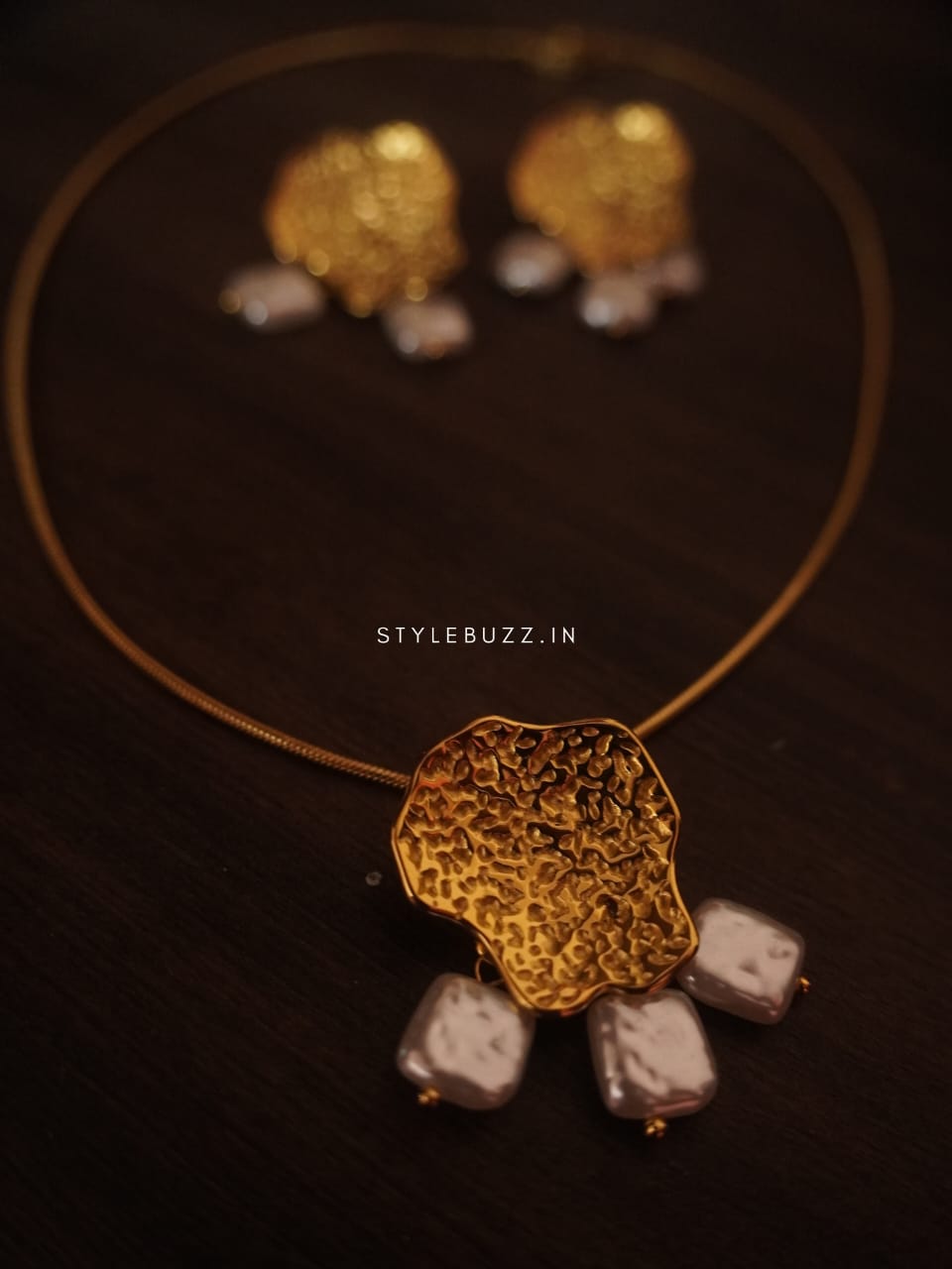 Anti Tarnish Korean Necklace Collection With Earrings