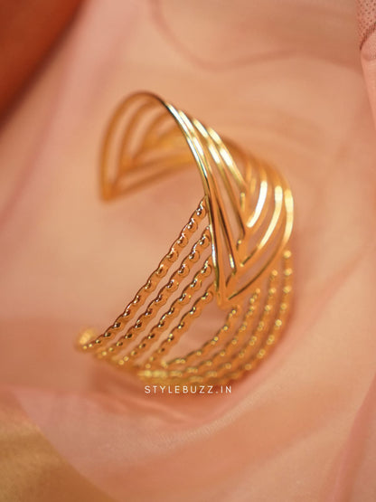 Anti Tarnish Adjustable Bangle For Woman