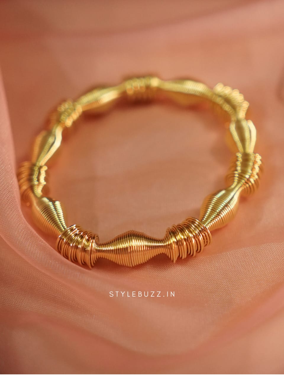 Anti Tarnish Coil Spring Bracelet