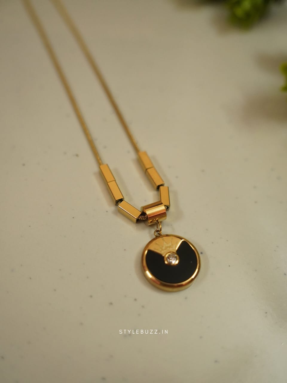 Anti Tarnish Gold Toned Premium Necklace