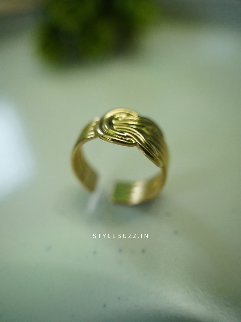 Anti Tarnish Adjustable Designer Finger Ring