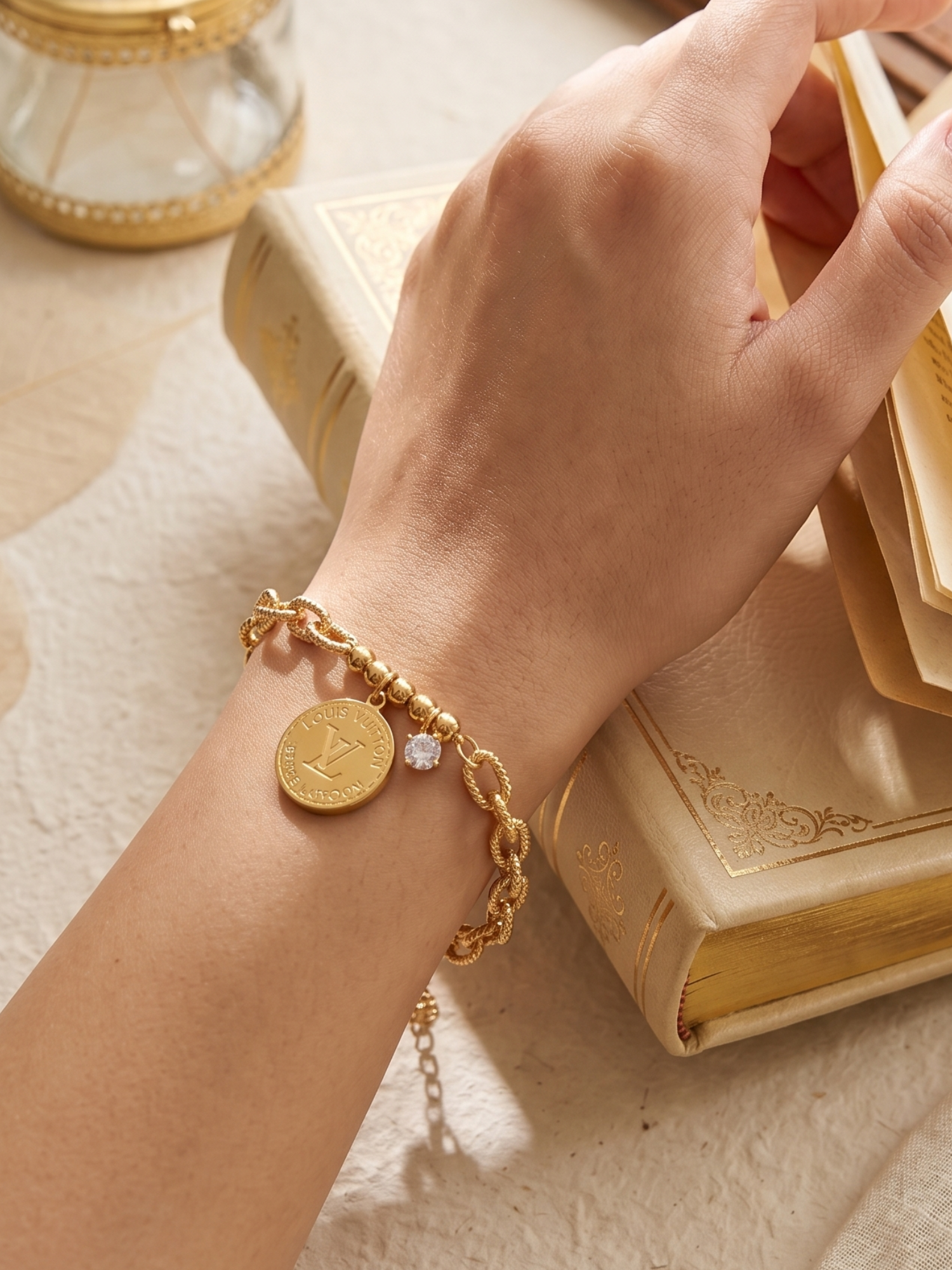 anti tarnish chain bracelet