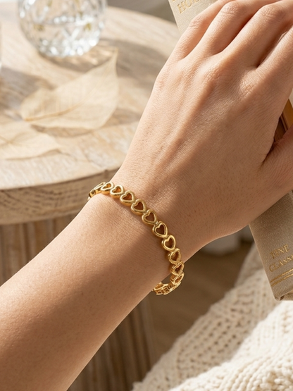 anti tarnish heart shaped kada
