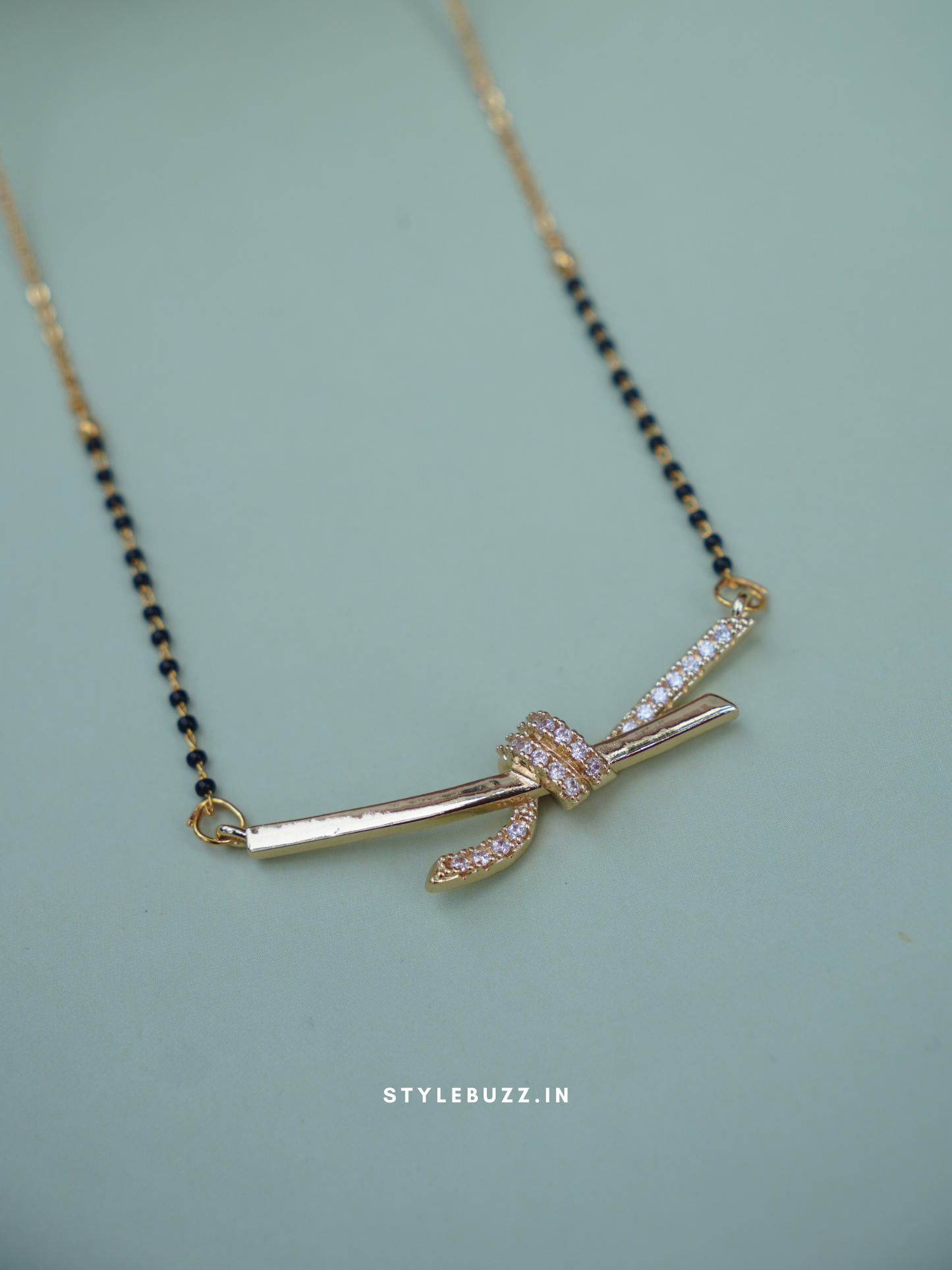 Waterproof Anti Tarnish knot design mangalsutra