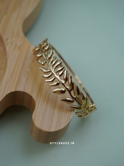 Anti Tarnish Fish Bone Style bracelet