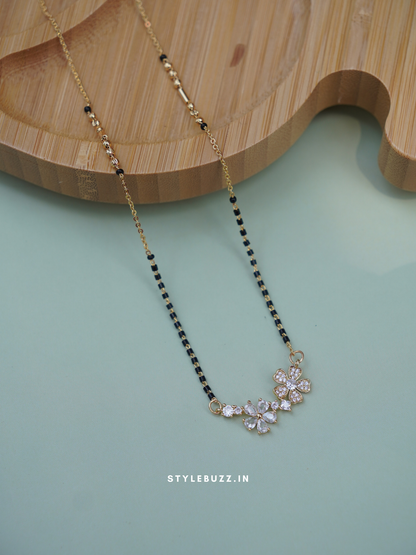 Waterproof flower design mangalsutra