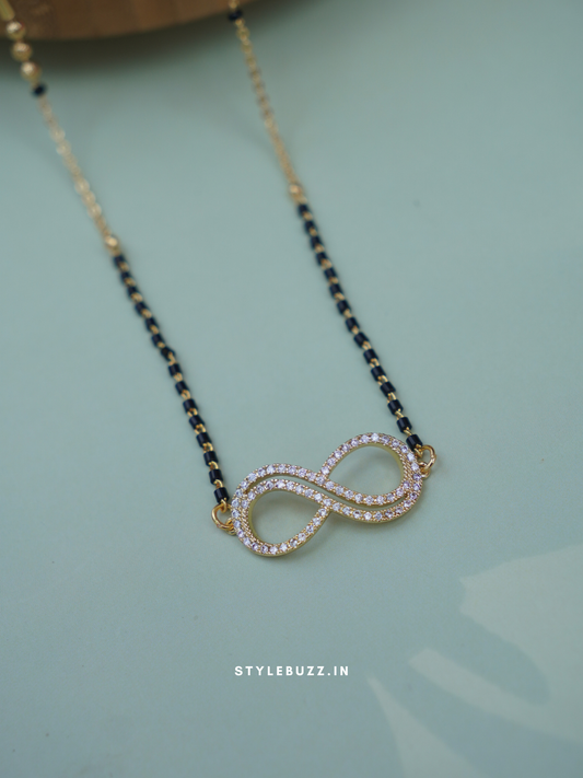 Anti Tarnish Infinity design mangalsutra